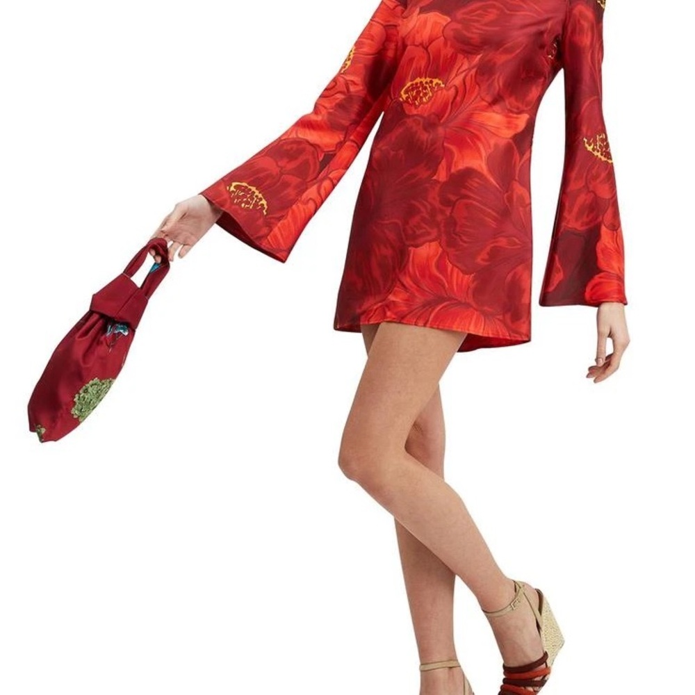 LA DoubleJ Vibrant Supreme Mini Swing Dress
